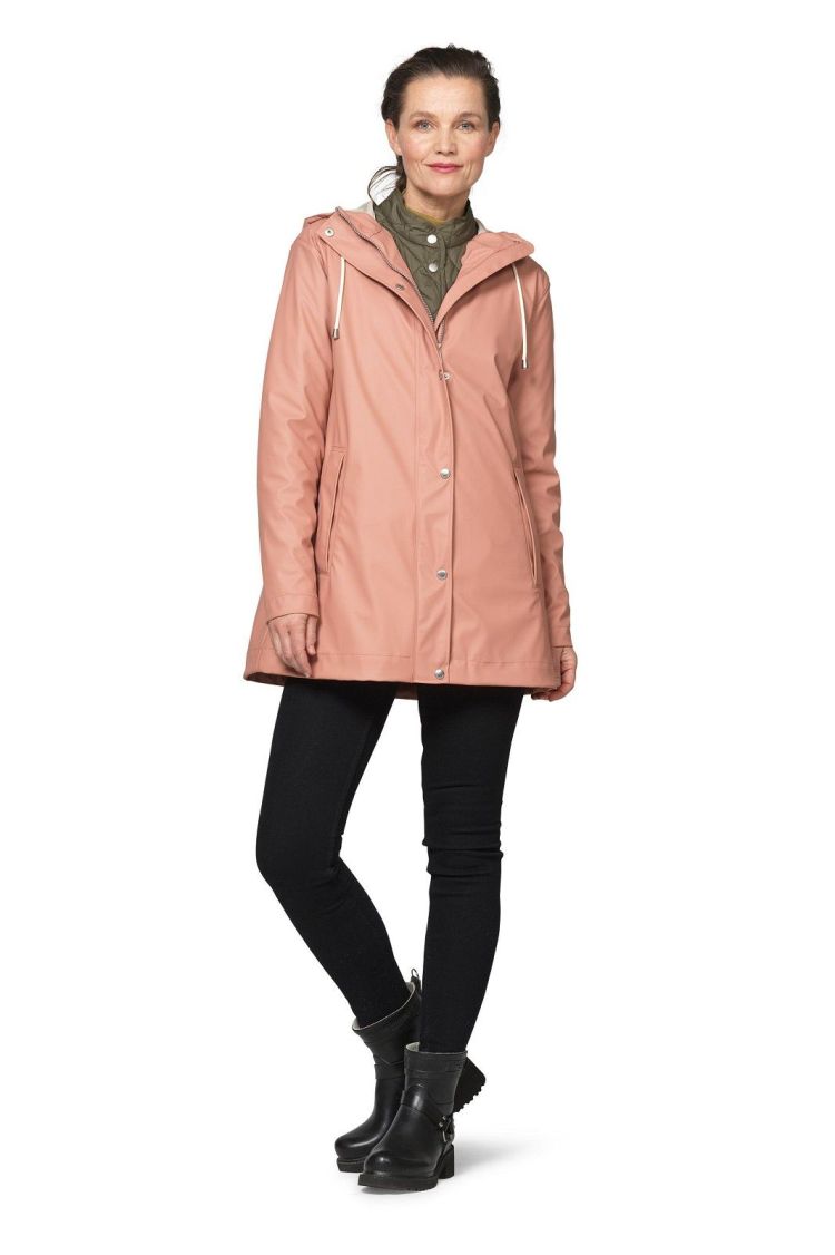 Ilse Jacobsen Jas Roze dames (RAINCOAT - RAIN228FR.ASHROSE) - GL Sport (Sluis)