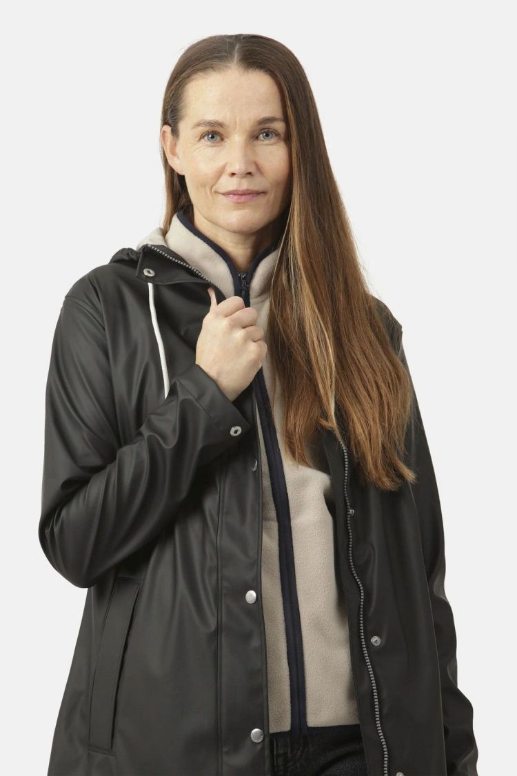 Ilse Jacobsen Jas Zwart dames (RAINCOAT - RAIN228FR.BLACK) - GL Sport (Sluis)
