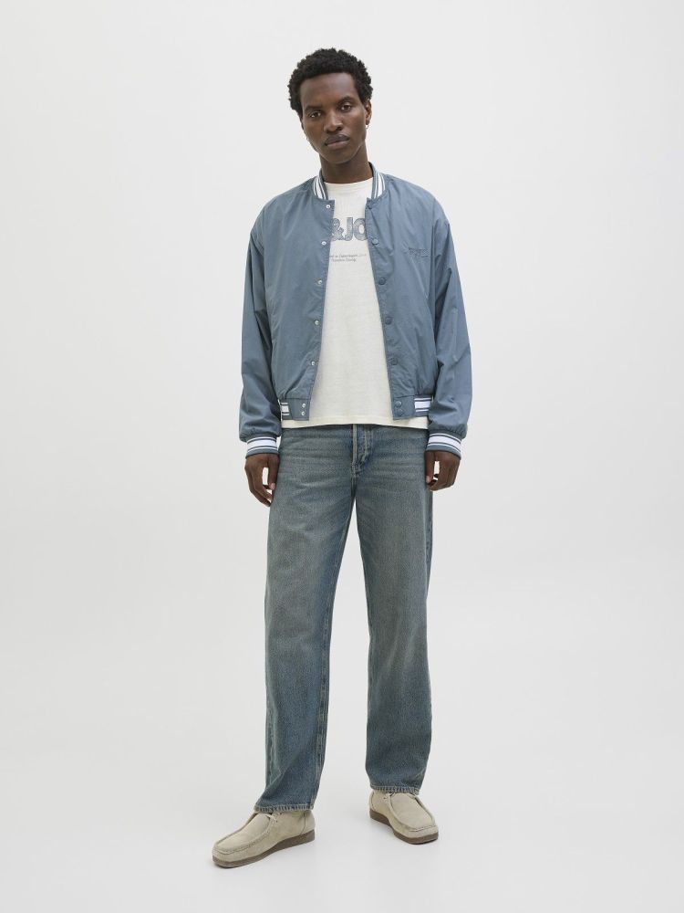 Jack & Jones T-shirt Off-white heren (ALMERIA BOLD BRANDING TEE SS CREW NECK - 12276962.ANTIQUWHT) - GL Sport (Sluis)