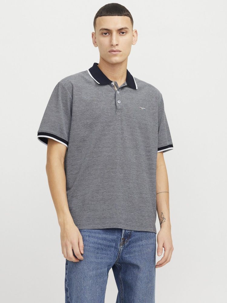 Jack & Jones Polo Blauw heren (ALVES POLO - 12274681.MARITIMEBLUE) - GL Sport (Sluis)