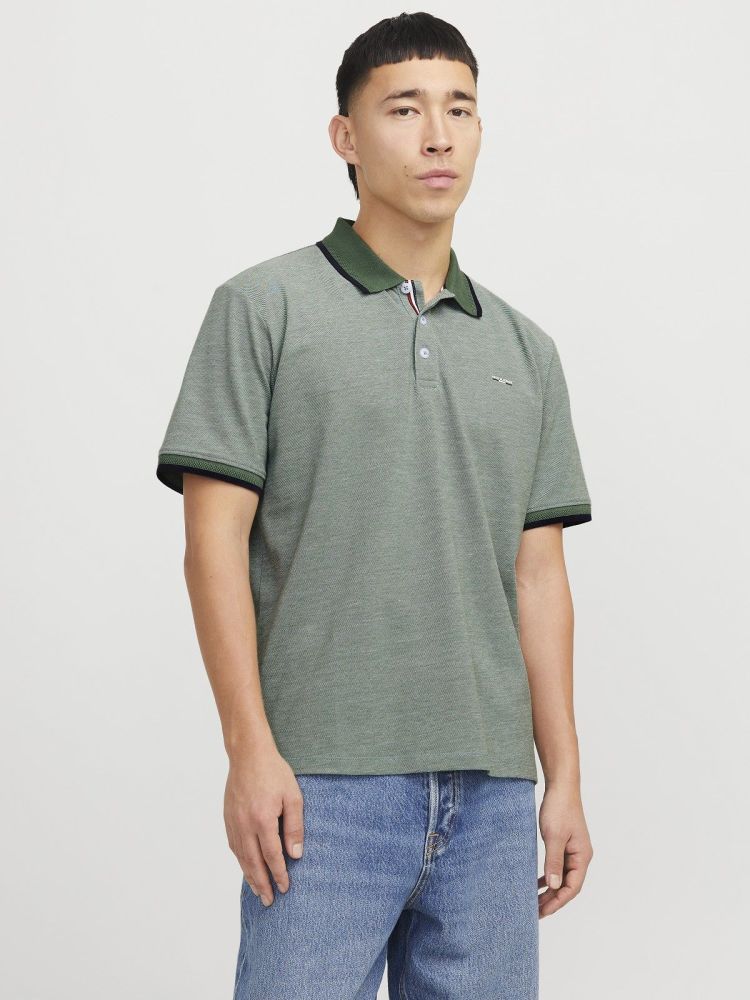 Jack & Jones Polo Groen heren (ALVES POLO - 12274681.DARKIVY) - GL Sport (Sluis)