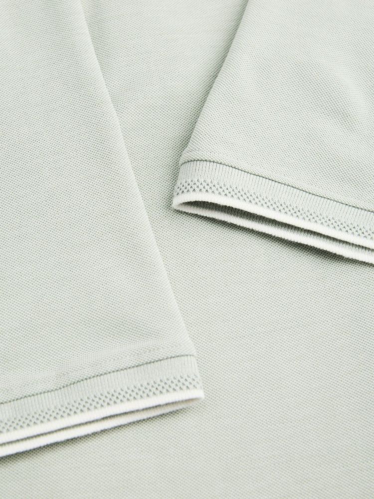Jack & Jones Polo Groen heren (ALVES POLO - 12286341.AQUAGRAY) - GL Sport (Sluis)