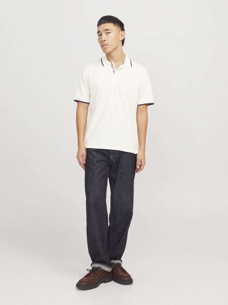 Jack & Jones Polo Wit heren (ALVES POLO - 12274681.CLOUDDANCER) - GL Sport (Sluis)