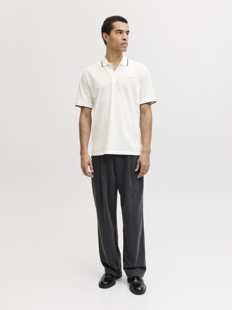 Jack & Jones Polo Wit heren (ALVES SS POLO - 12274681.CLOUDDANCER) - GL Sport (Sluis)