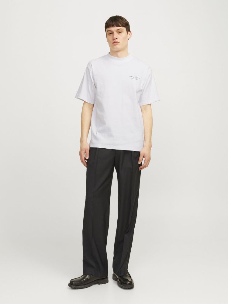 Jack & Jones T-shirt Wit heren (CHAD BRANDING SS CREW NECK TEE - 12259357.BRIGHTWHITE) - GL Sport (Sluis)