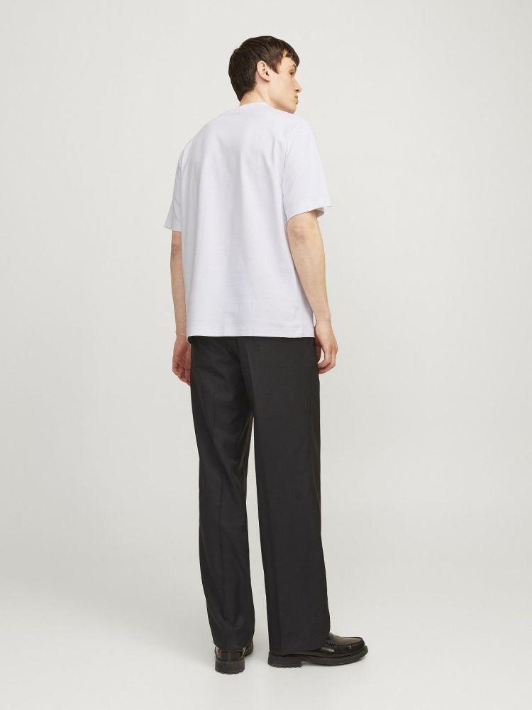 Jack & Jones T-shirt Wit heren (CHAD BRANDING SS CREW NECK TEE - 12259357.BRIGHTWHITE) - GL Sport (Sluis)