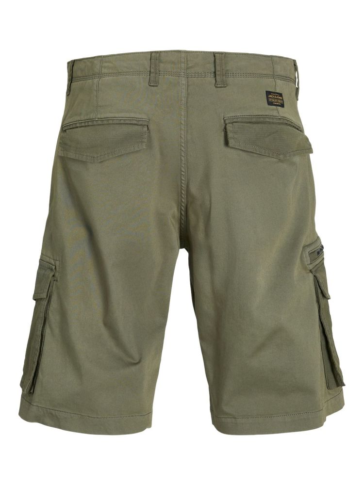 Jack & Jones Korte broek Olijfgroen heren (COLE CRUISE CARGO SHORTS - 12264473.DUSTYOLIVE) - GL Sport (Sluis)