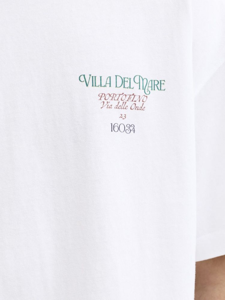 Jack & Jones T-shirt Wit heren (COTE D'AZUR PHOTOBACK TEE SS - 12296080.BRIGHTWHITE) - GL Sport (Sluis)