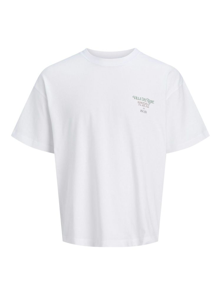 Jack & Jones T-shirt Wit heren (COTE D'AZUR PHOTOBACK TEE SS - 12296080.BRIGHTWHITE) - GL Sport (Sluis)