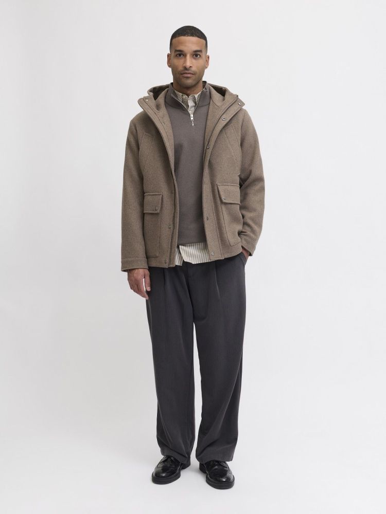 Jack & Jones    (EMIL KNIT HALF ZIP - 12189339.FALCON) - GL Sport (Sluis)