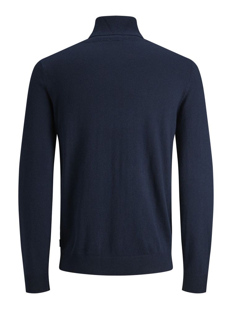 Jack & Jones Pull Blauw heren (EMIL KNIT ROLL NECK - 12157417.NAVYBLAZER) - GL Sport (Sluis)