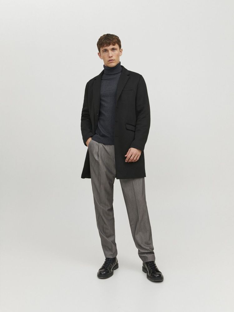 Jack & Jones Pull Grijs heren (EMIL KNIT ROLL NECK - 12157417.DGREYMEL) - GL Sport (Sluis)