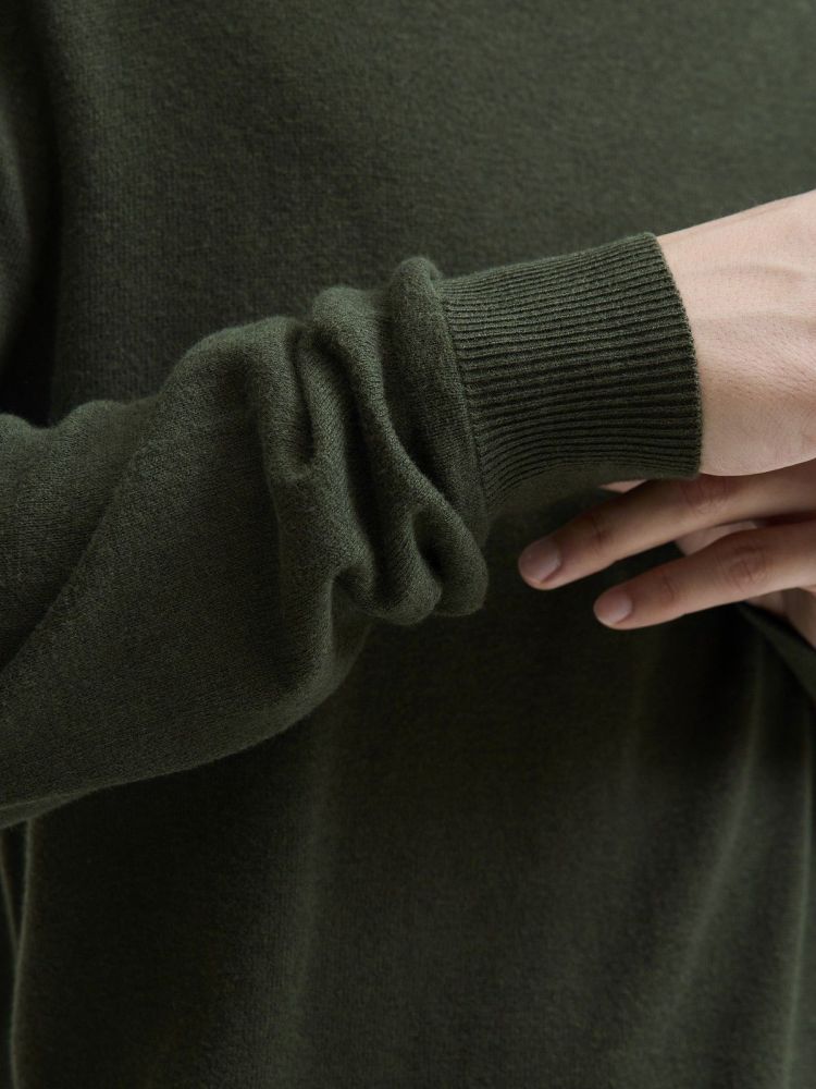 Jack & Jones Pull Groen heren (EMIL KNIT ROLL NECK - 12157417.DUFFELBAG) - GL Sport (Sluis)