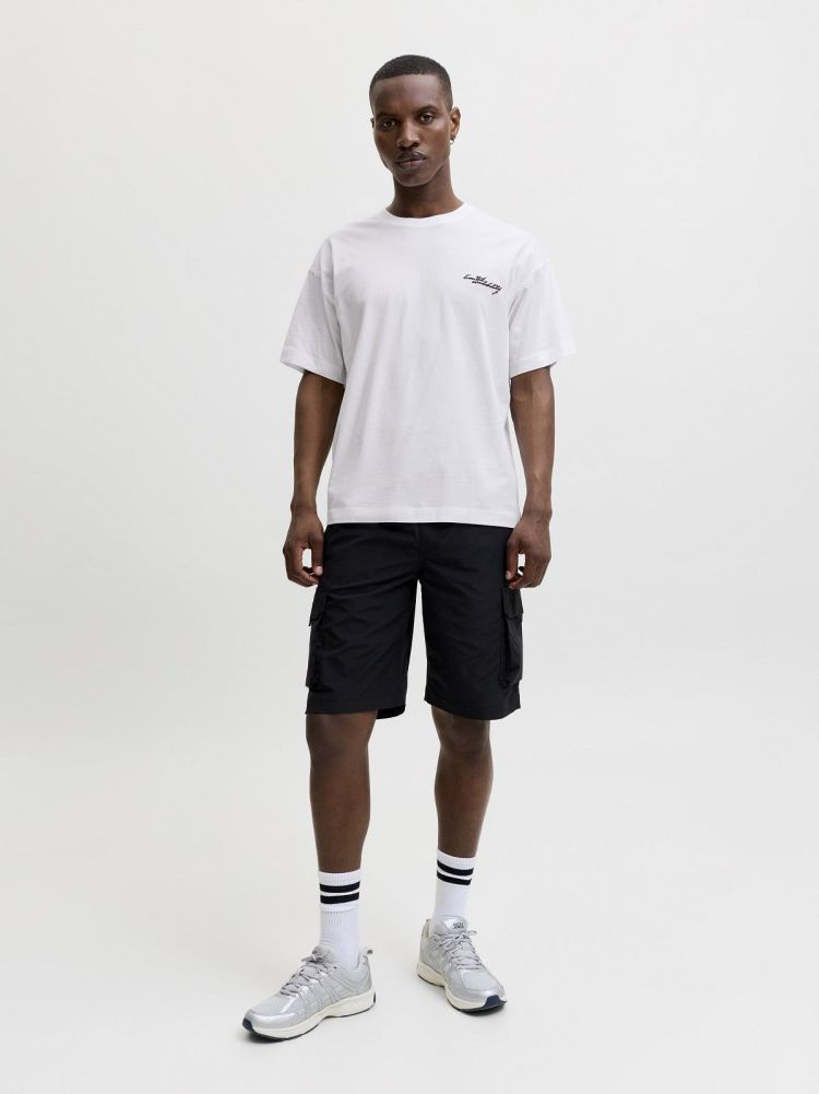 Jack & Jones T-shirt Wit heren (ETERNA GRAPHIC BACK TEE SS CREW NECK - 12295836.BRIGHTWHITE) - GL Sport (Sluis)