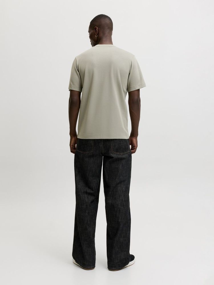 Jack & Jones T-shirt Groen heren (FUSION CHEST BRAND TEE SS CREW NECK - 12289936.VETVER) - GL Sport (Sluis)