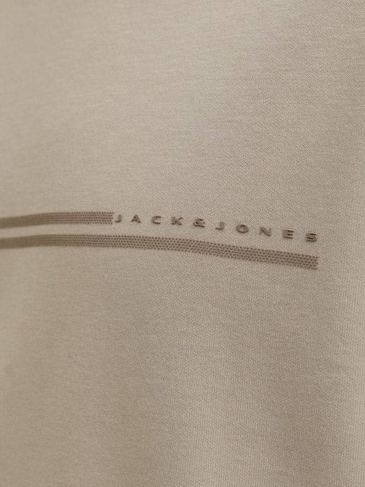 Jack & Jones T-shirt Blauw heren (FUSION CHEST TEE SS CREW NECK - 12289936.PURECASHMERE) - GL Sport (Sluis)