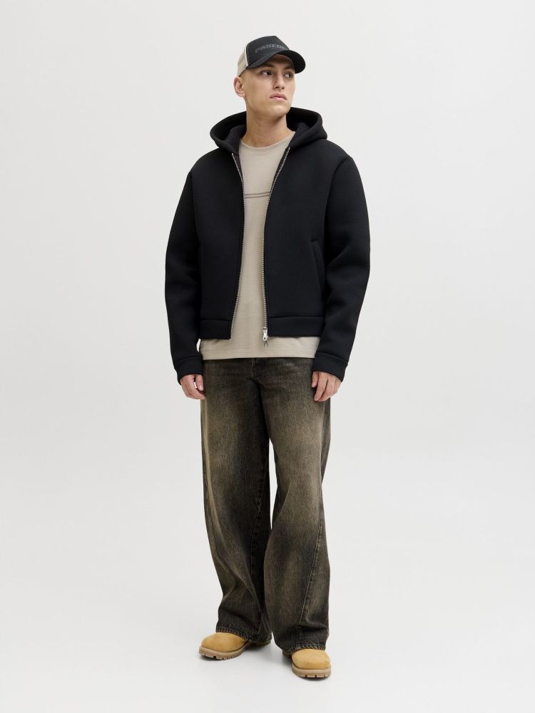 Jack & Jones T-shirt Blauw heren (FUSION CHEST TEE SS CREW NECK - 12289936.PURECASHMERE) - GL Sport (Sluis)