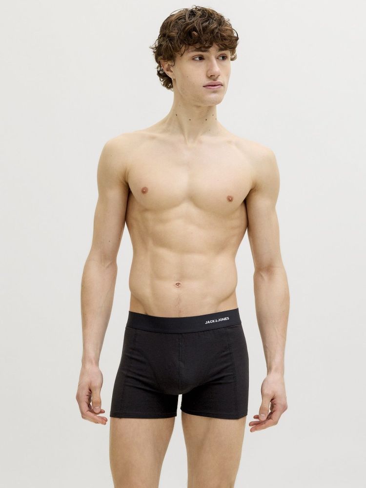 Jack & Jones Underwear Zwart heren (GABRIEL BAMBOO TRUNKS 3 PACK - 12291864.BLACK/NAVBLAZ) - GL Sport (Sluis)