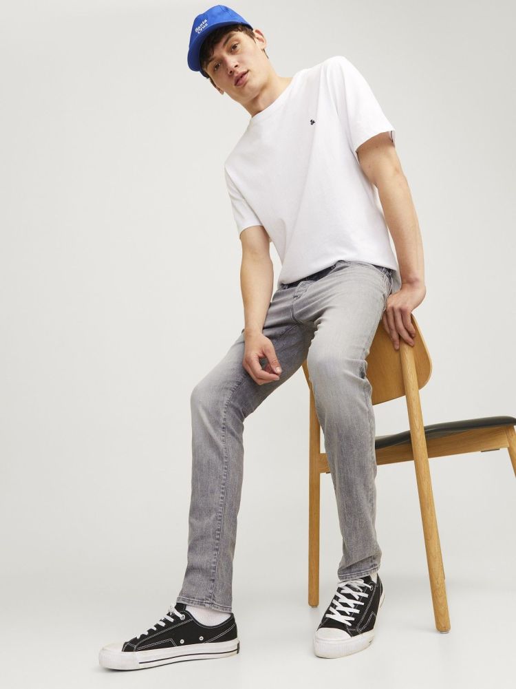 Jack & Jones Jeans Grijs heren (GLENN JEANS - 12259333.GREYDENIM) - GL Sport (Sluis)