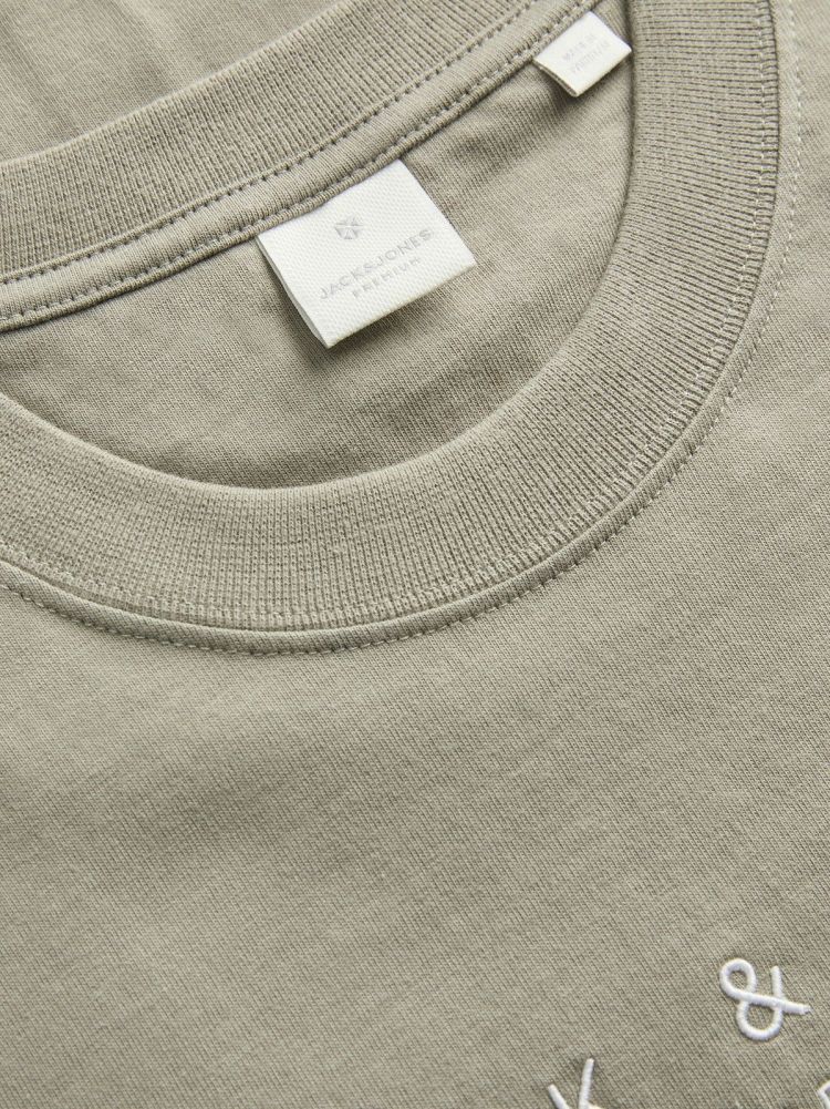 Jack & Jones T-shirt Groen heren (JAYSON SS TEE  - 12275186.DRIEDSAGE) - GL Sport (Sluis)