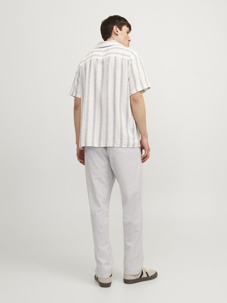 Jack & Jones Korte broek Beige heren (KANE SUMMER LINEN BLEND JOGGER  - 12248606.CROCKERY) - GL Sport (Sluis)