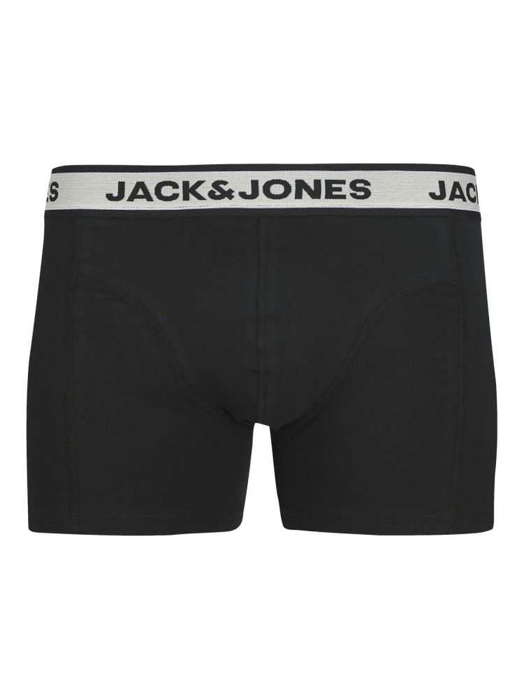 Jack & Jones Boxershort Zwart heren (LIAM FLOWER TRUNKS 3-PACK - 12286178.BLACK) - GL Sport (Sluis)