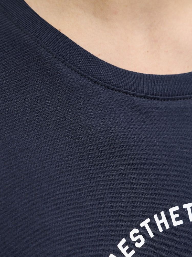 Jack & Jones T-shirt Blauw heren (LOGO TEE SS O-NECK - 12288016.SKYCAPTAIN) - GL Sport (Sluis)