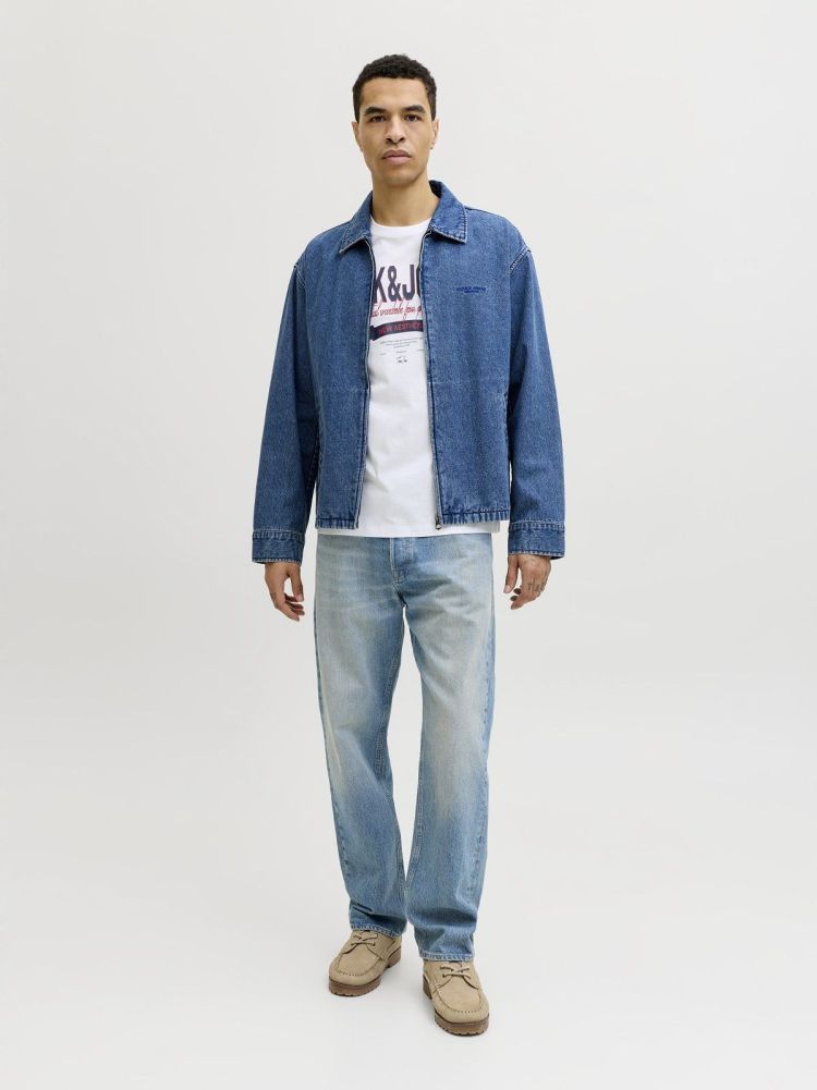 Jack & Jones T-shirt Wit heren (LOGO TEE SS O-NECK - 12288016.BRIGHTWHITE) - GL Sport (Sluis)