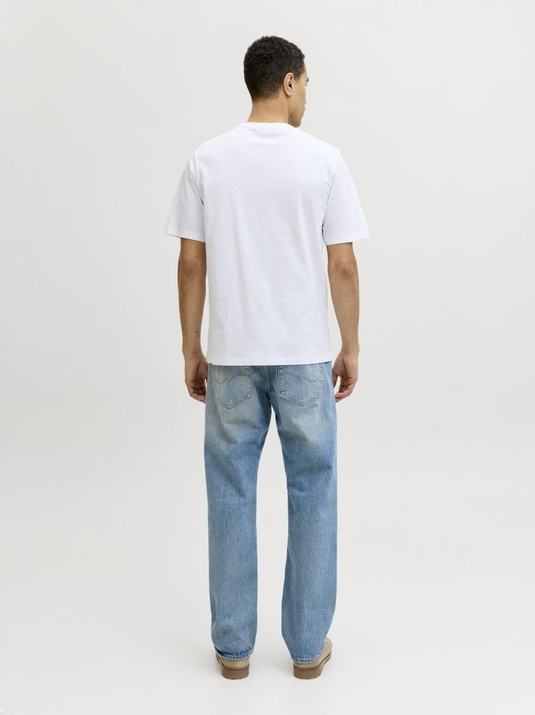 Jack & Jones T-shirt Wit heren (LOGO TEE SS O-NECK - 12288016.BRIGHTWHITE) - GL Sport (Sluis)