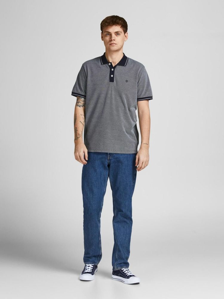 Jack & Jones Polo Blauw heren (LUWIN POLO - 12169064.PERFECTNAVY) - GL Sport (Sluis)