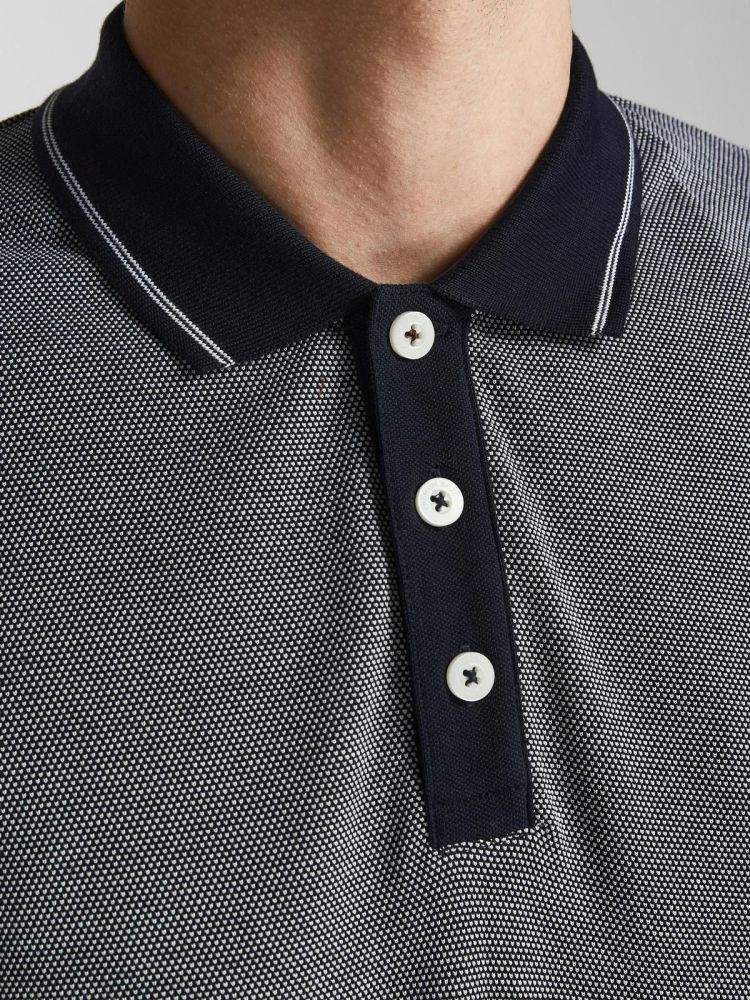 Jack & Jones Polo Blauw heren (LUWIN POLO - 12169064.PERFECTNAVY) - GL Sport (Sluis)