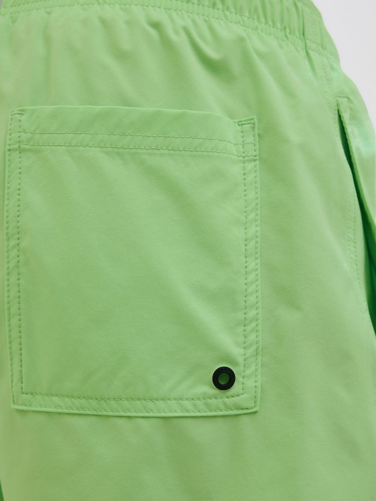 Jack & Jones Zwembroek Groen heren (MAUI SWIM DOUBLE LOGO AKM - 12272799.GREEN) - GL Sport (Sluis)