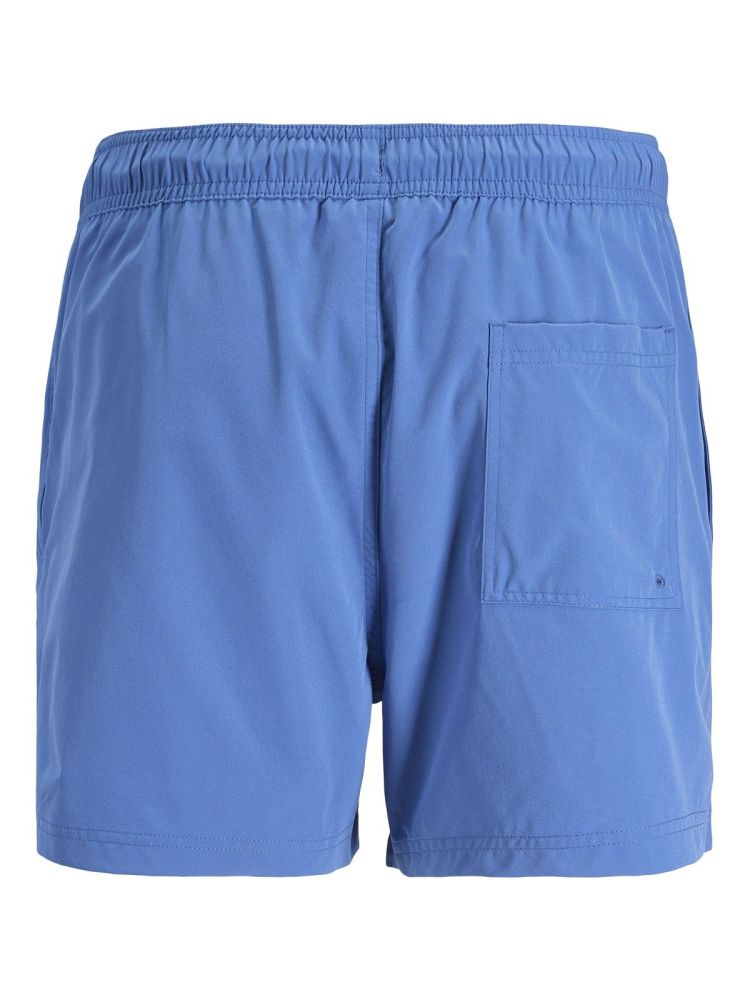 Jack & Jones Zwembroek Blauw heren (MAUI TROPIC SOLID SWIM SHORT - 12291385.DELFT) - GL Sport (Sluis)