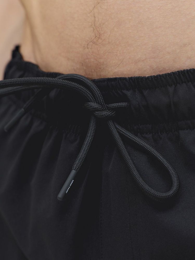 Jack & Jones Zwembroek Zwart heren (MAUI WAVE LOGO SWIM SHORT - 12291391.BLACK) - GL Sport (Sluis)