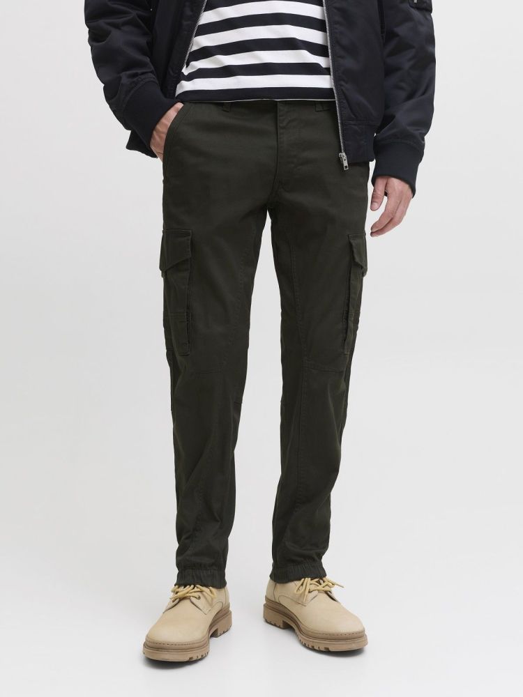 Jack & Jones Broek Groen heren (PAUL CARGO - 12139912.ROSIN) - GL Sport (Sluis)