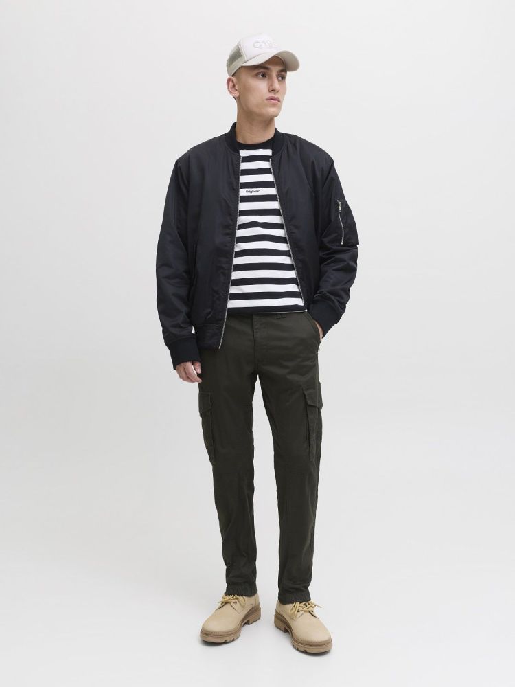 Jack & Jones Broek Groen heren (PAUL CARGO - 12139912.ROSIN) - GL Sport (Sluis)