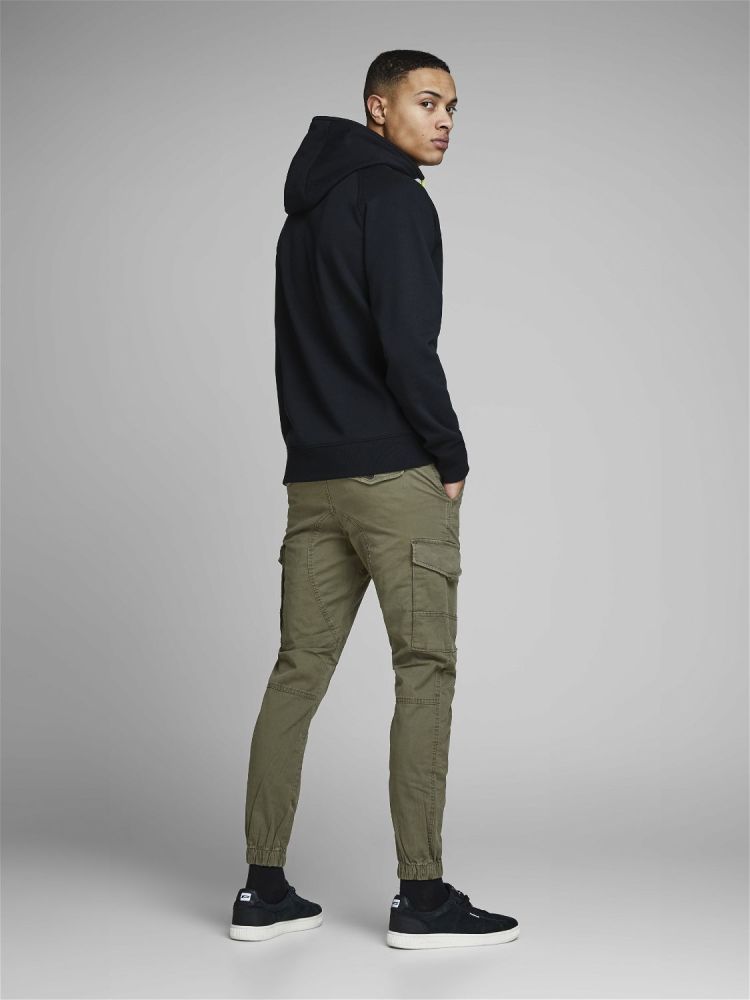 Jack & Jones Broek Groen heren (PAUL FLAKE CARGO - 12141844.OLIVENIGHT) - GL Sport (Sluis)