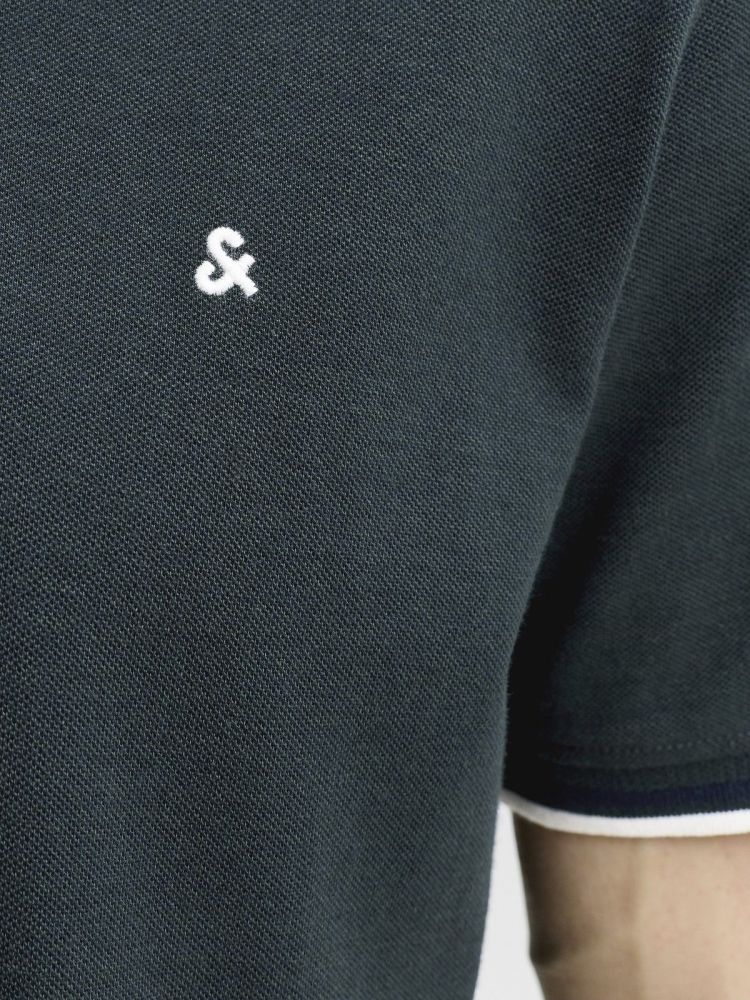 Jack & Jones Polo Beige heren (PAULOS POLO - 12136668.SCARAB) - GL Sport (Sluis)