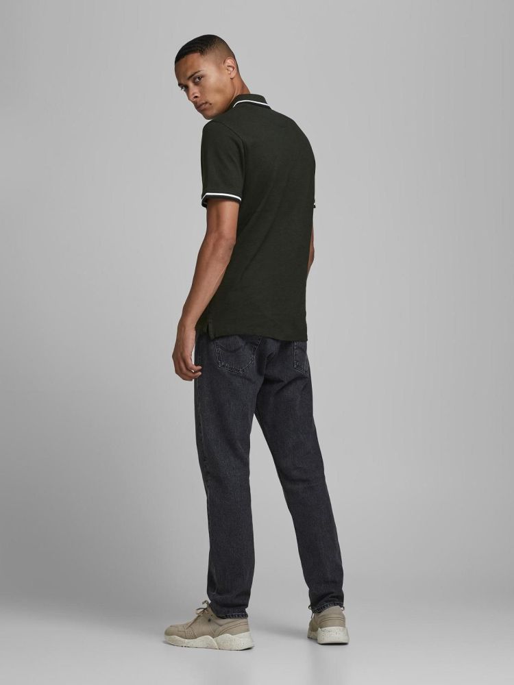 Jack & Jones Polo Groen heren (PAULOS POLO - 12136668.FORESTNIGHT) - GL Sport (Sluis)