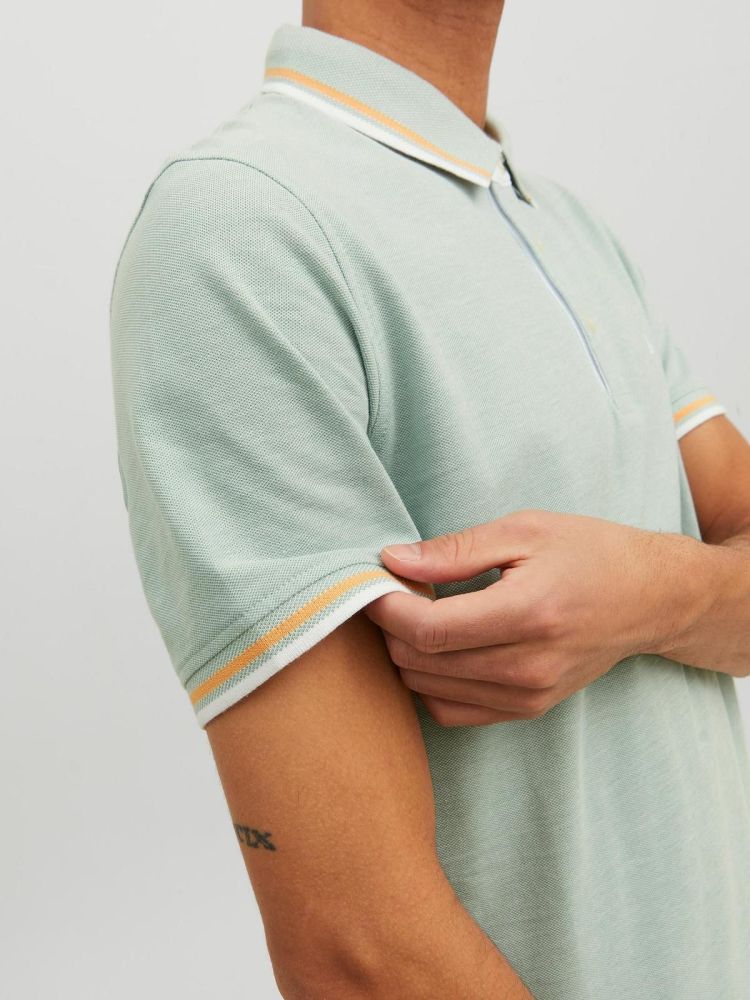 Jack & Jones Polo Groen heren (PAULOS POLO - 12136668.GRANITGREEN) - GL Sport (Sluis)
