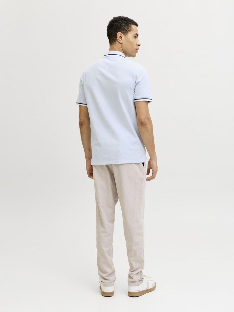 Jack & Jones Polo Blauw heren (PAULOS POLO SS - 12136668.CELESTIALBLUE) - GL Sport (Sluis)