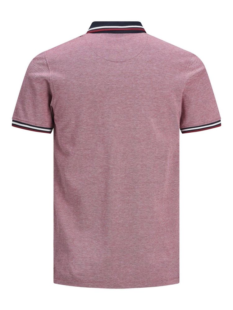 Jack & Jones Polo Rood heren (PAULOS POLO SS - 12136668.RIORED) - GL Sport (Sluis)