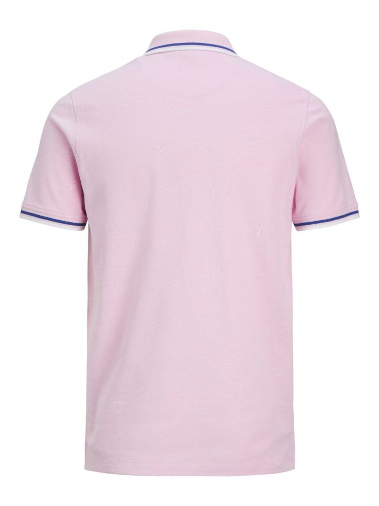 Jack & Jones Polo Roze heren (PAULOS POLO SS - 12136668.PRISMPINK) - GL Sport (Sluis)