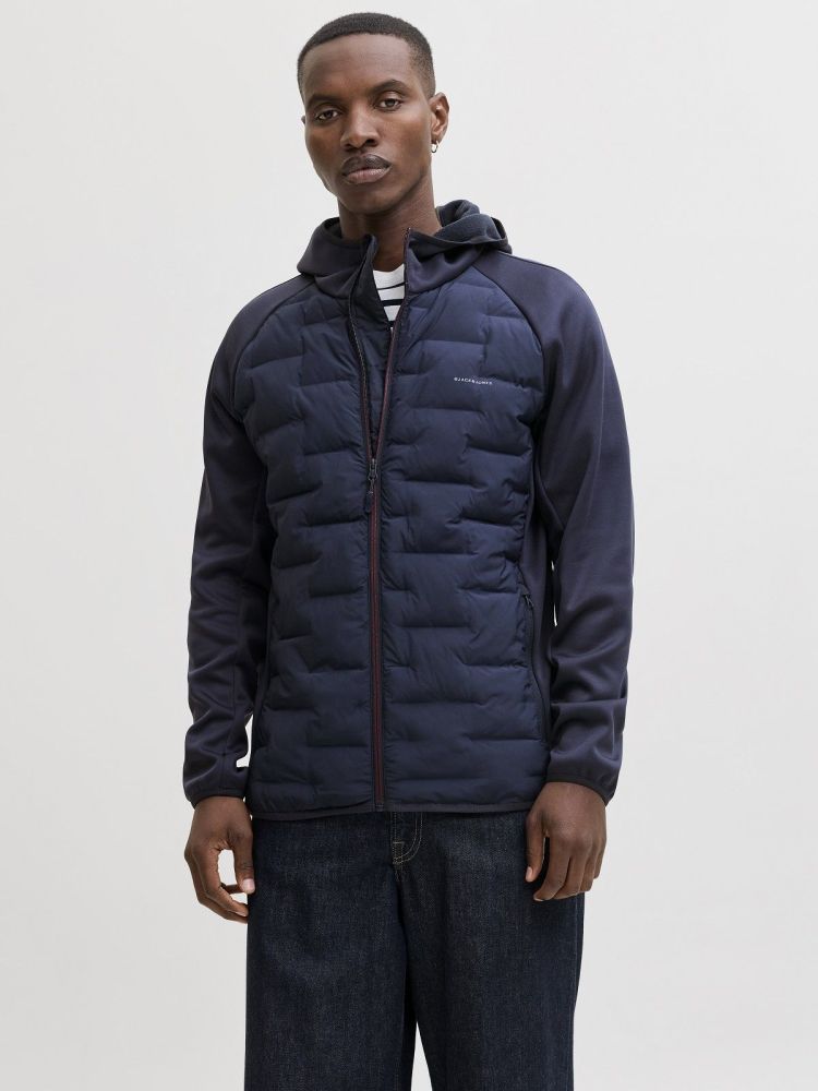 Jack & Jones Jas Blauw heren (PERFECT HYBRID JACKET - 12288894.NAVYBLAZER) - GL Sport (Sluis)