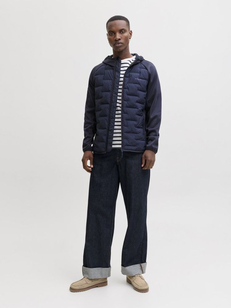 Jack & Jones Jas Blauw heren (PERFECT HYBRID JACKET - 12288894.NAVYBLAZER) - GL Sport (Sluis)