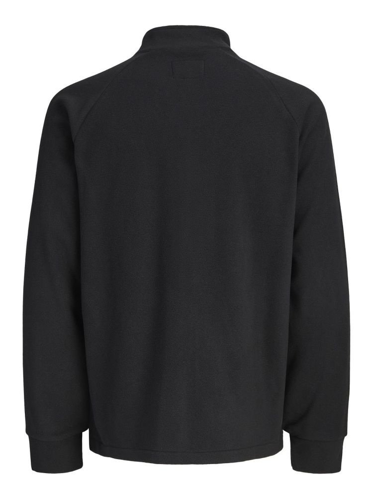 Jack & Jones Vest Zwart heren (PLUTO FLEECE JACKET - 12306403.BLACK) - GL Sport (Sluis)