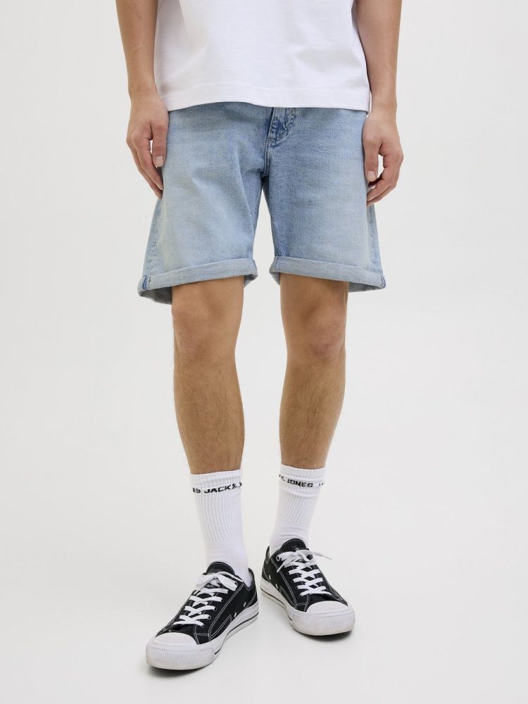 Jack & Jones Short Lichtblauw heren (RICK EVAN SHORTS AM 407 - 12280909.BLUEDENIM) - GL Sport (Sluis)