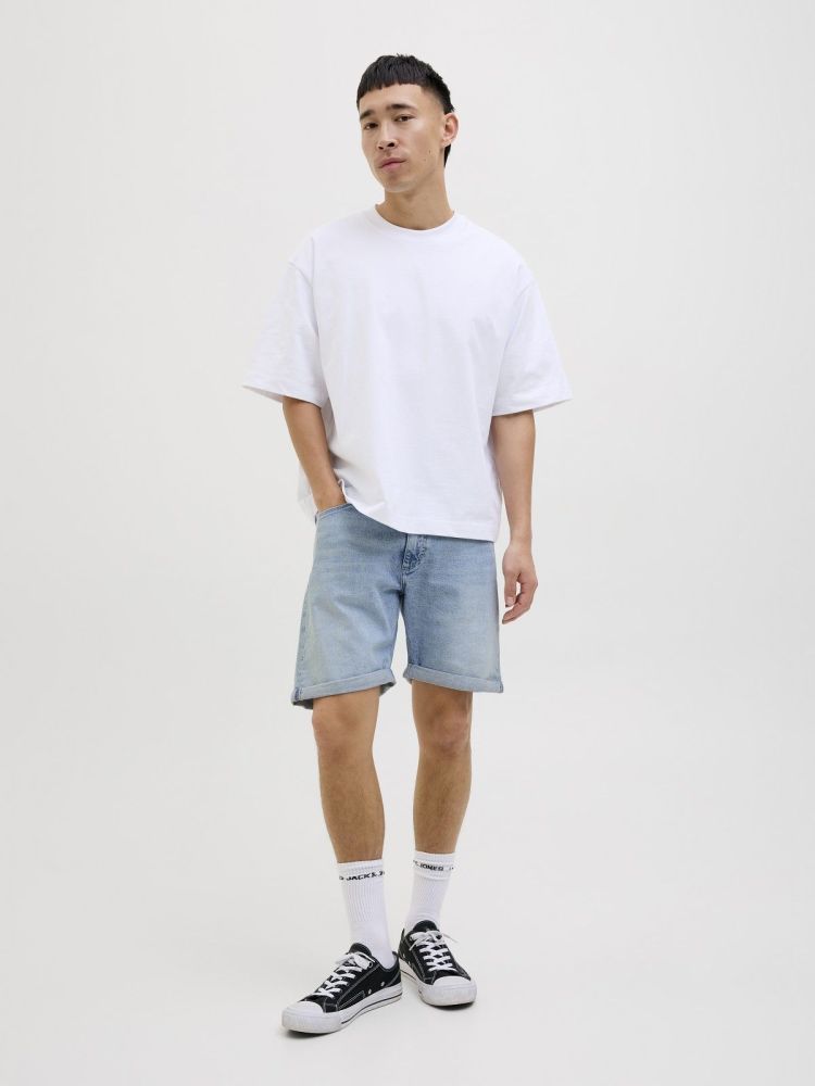 Jack & Jones Short Lichtblauw heren (RICK EVAN SHORTS AM 407 - 12280909.BLUEDENIM) - GL Sport (Sluis)