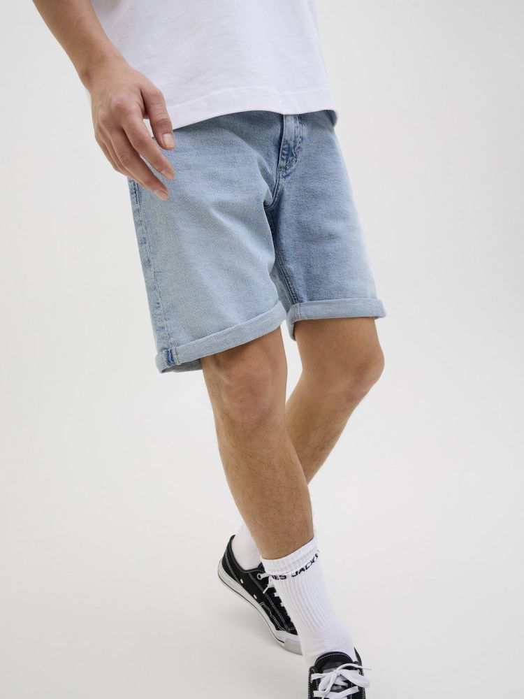 Jack & Jones Short Lichtblauw heren (RICK EVAN SHORTS AM 407 - 12280909.BLUEDENIM) - GL Sport (Sluis)