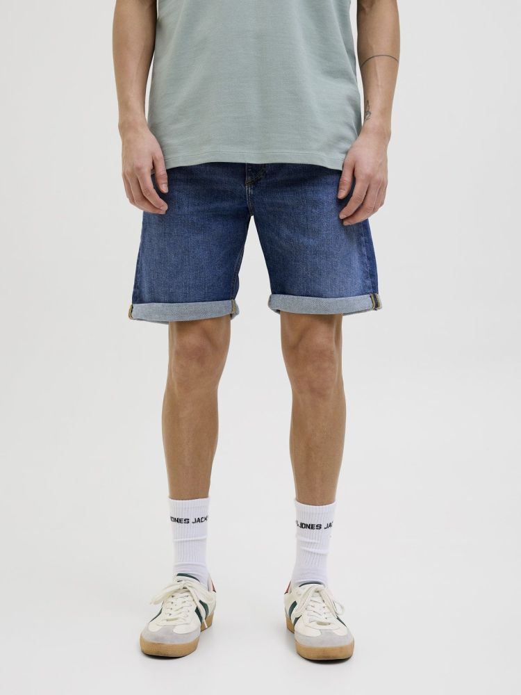 Jack & Jones Short Blauw heren (RICK EVAN SHORTS AM 408 - 12280910.BLUEDENIM) - GL Sport (Sluis)